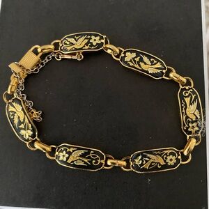 Gold Geometric Link Bracelet